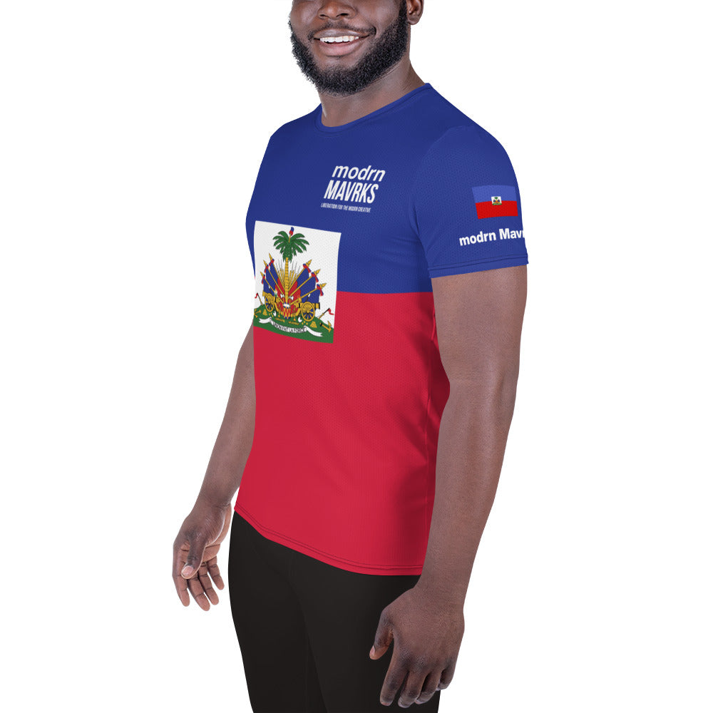 modrn Mavrks Flag Day Representer Athletic T-shirt image 3
