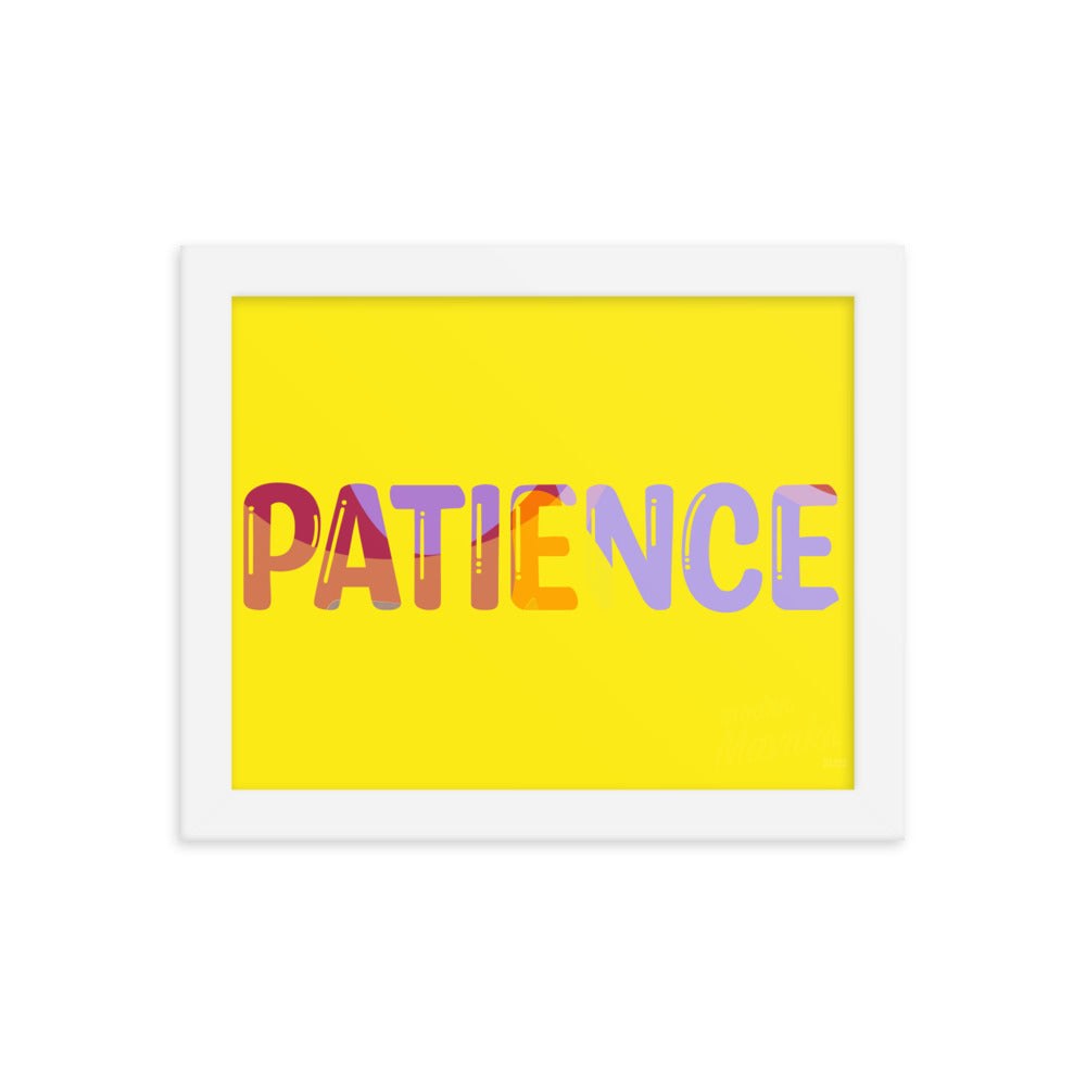 Patience print Framed photo paper poster image 6
