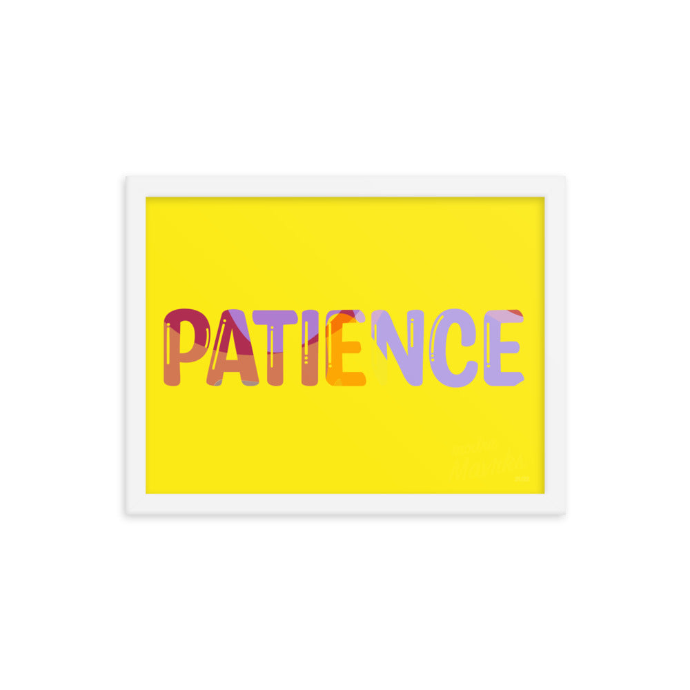 Patience print Framed photo paper poster image 7