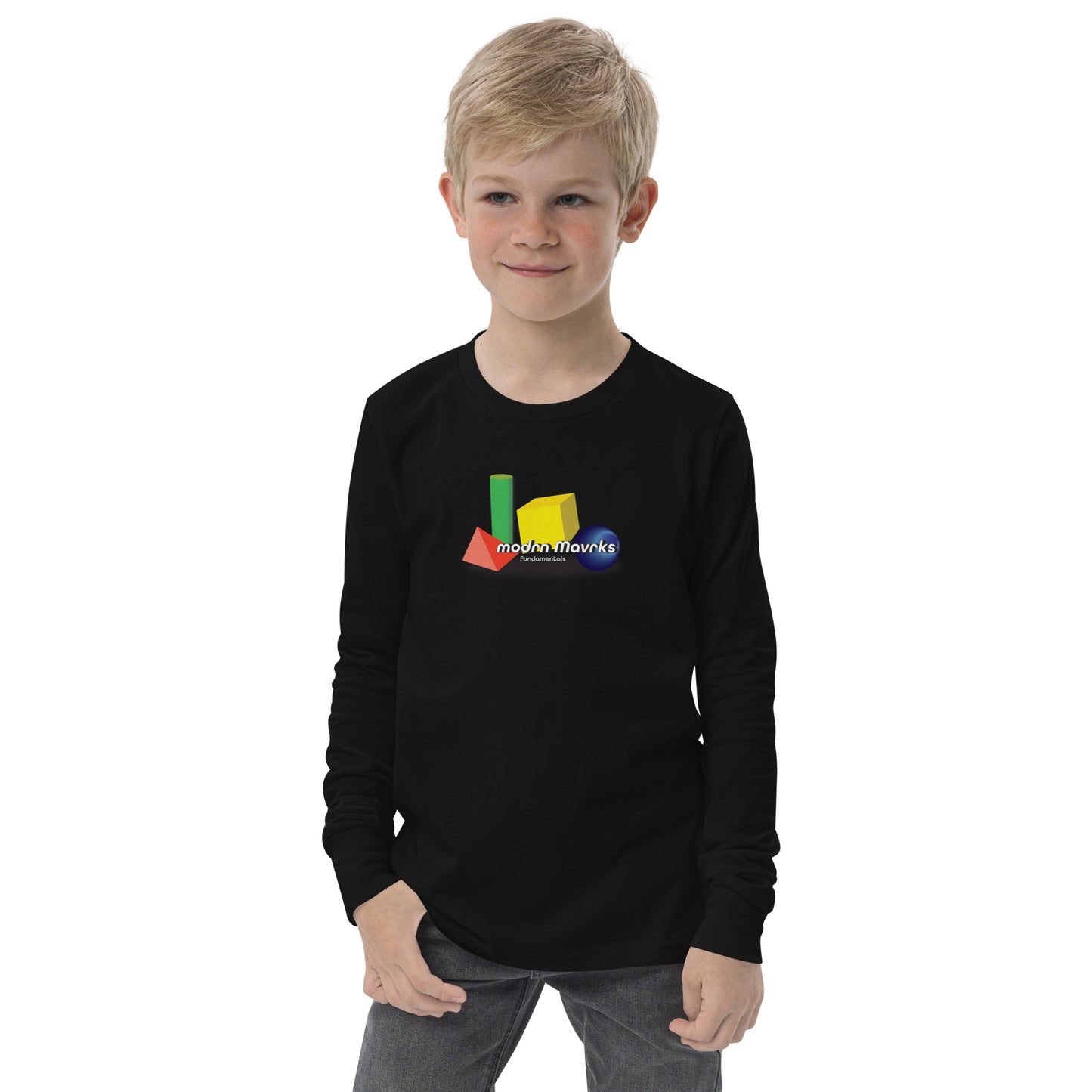 modrn Mavrks Youth FUNDAMENTALS long sleeve tee image 0