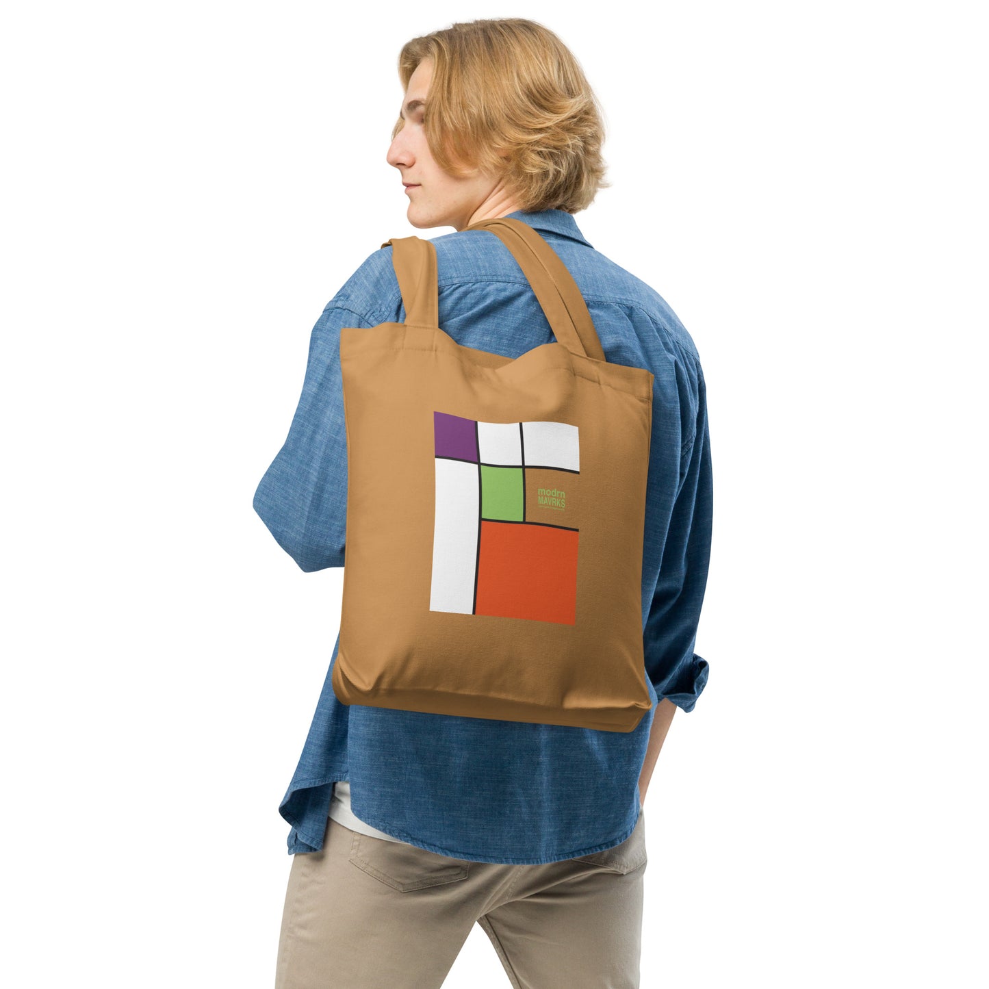 modrn Mavrks "Square'd" Cotton tote bag image 6