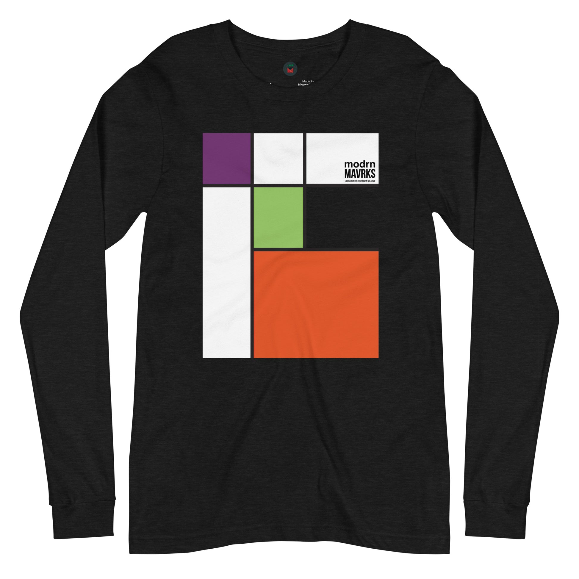 modrn Mavrks "squared"Unisex Long Sleeve Tee image 32