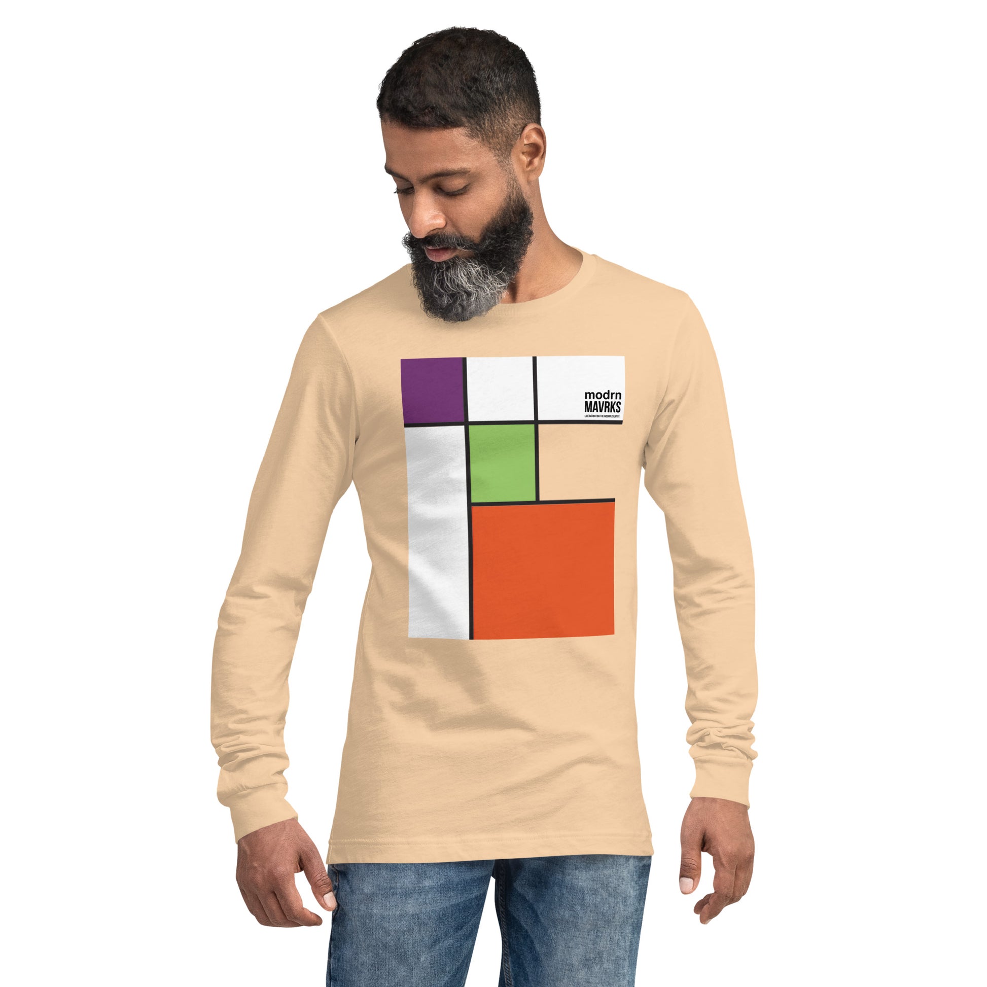 modrn Mavrks "squared"Unisex Long Sleeve Tee image 16