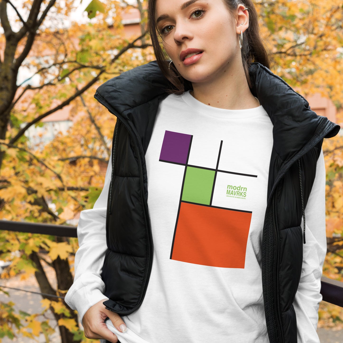 modrn Mavrks m-square'd Unisex Long Sleeve Tee image 26
