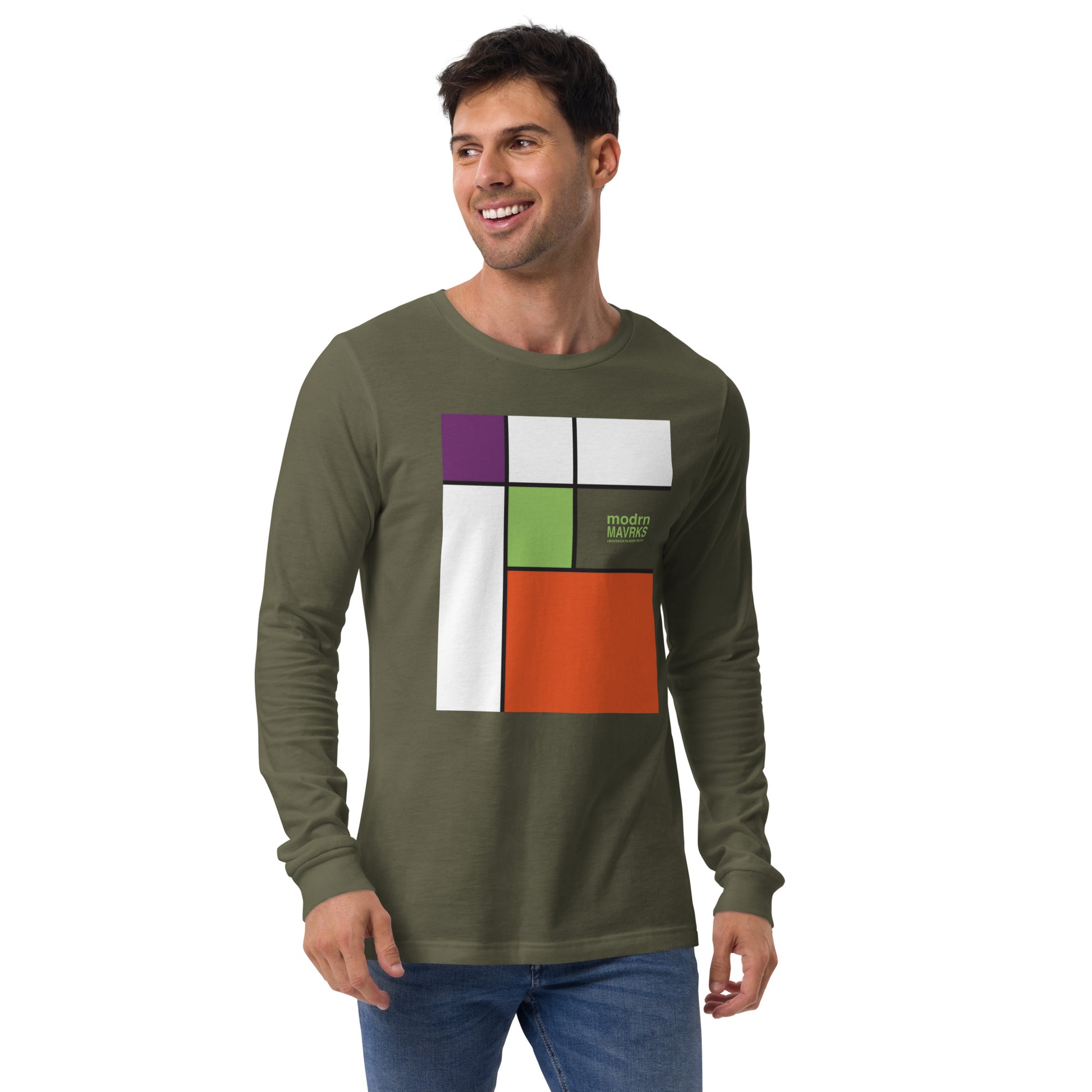 modrn Mavrks m-square'd Unisex Long Sleeve Tee image 11