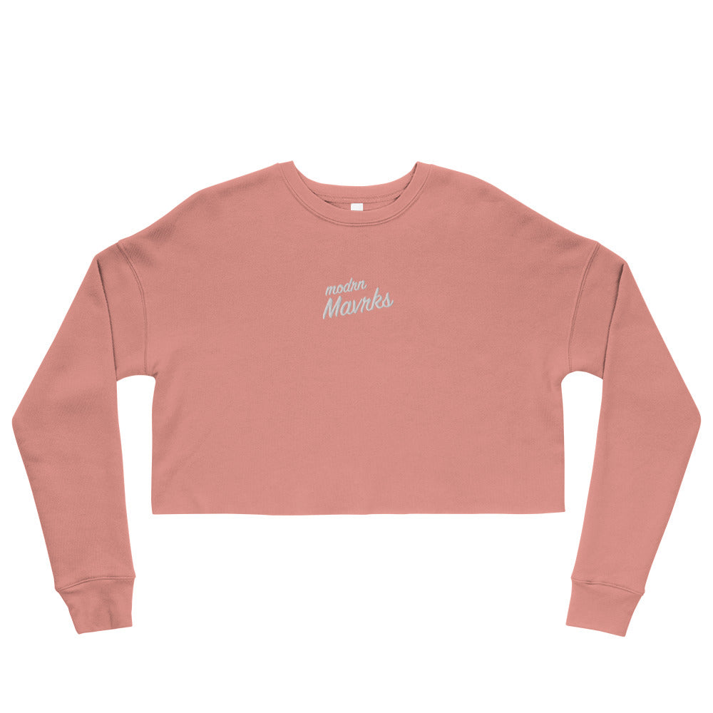 modrn mavrks women's "Classic Sig" Crop Sweatshirt image 0