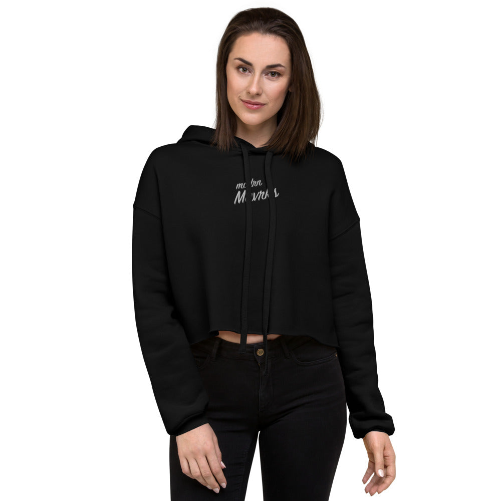 modrn Mavrks Classic Pop Sig embroidered Crop Hoodie image 6