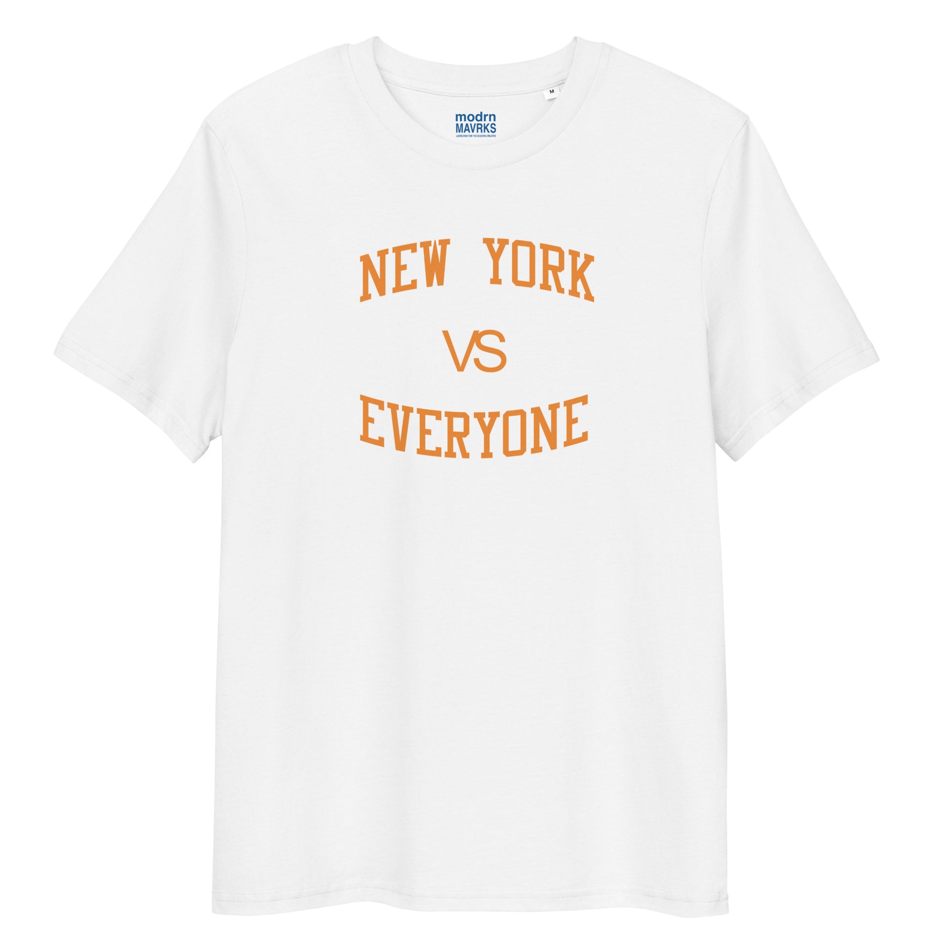 modrn Mavrks NEW YORK VS EVERYONE Unisex organic cotton t-shirt image 4