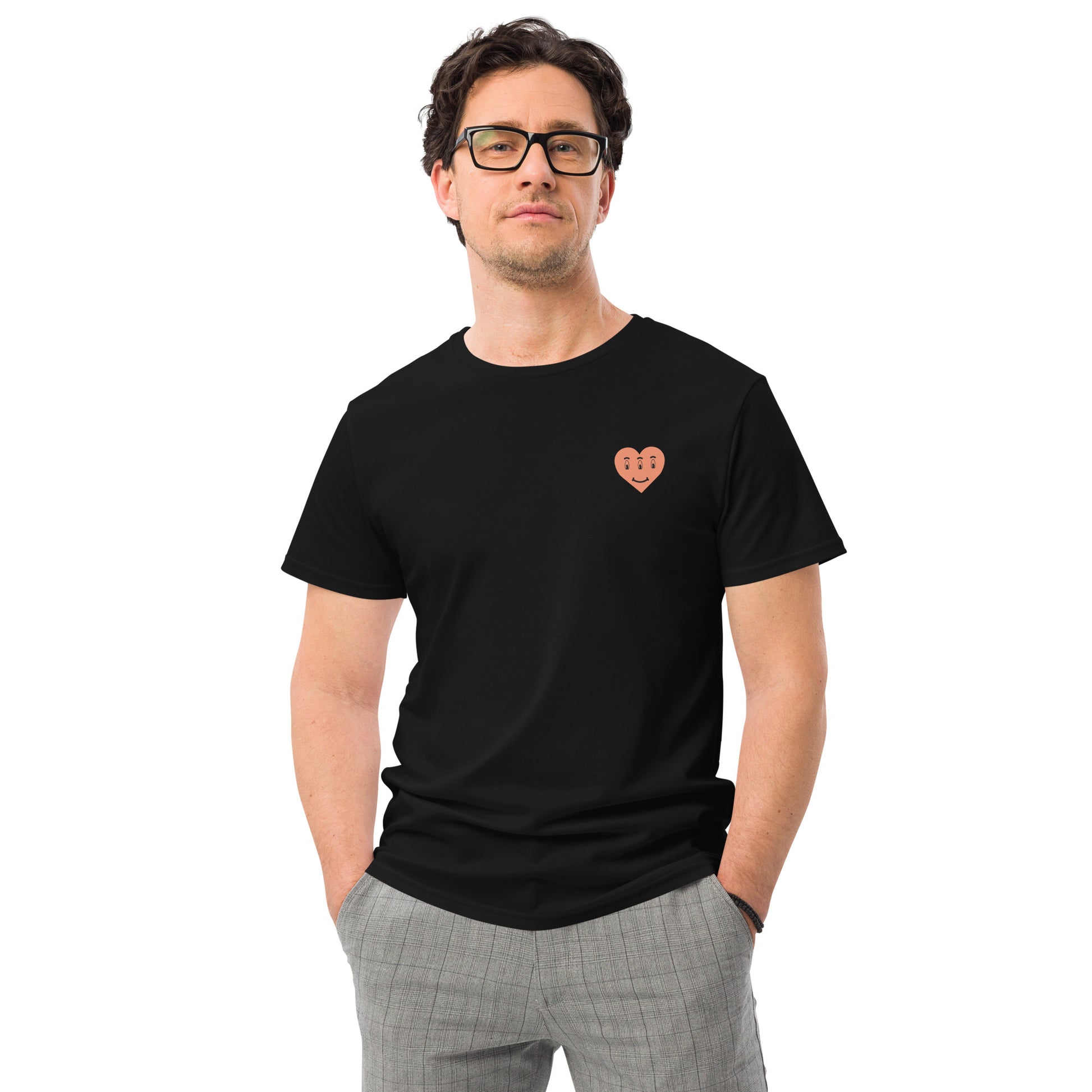 modrn Mavrks "untitled" hearts Men's premium cotton t-shirt image 3
