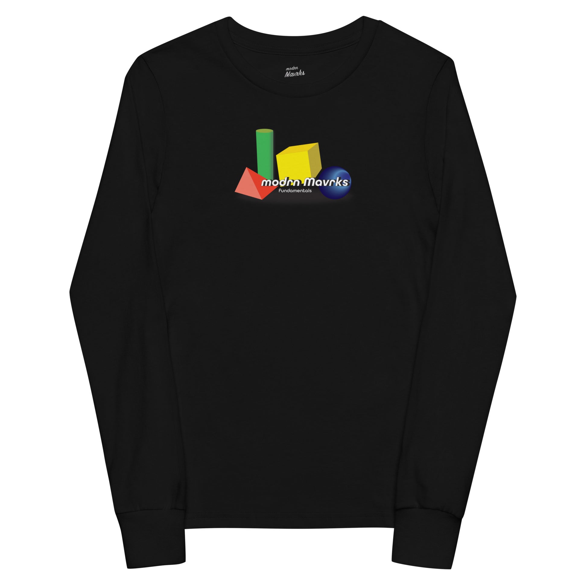 modrn Mavrks Youth FUNDAMENTALS long sleeve tee image 4
