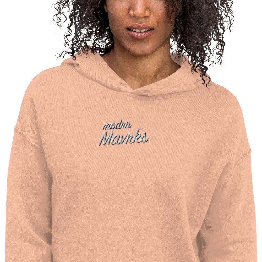 modrn Mavrks Classic Pop Sig embroidered Crop Hoodie image 13