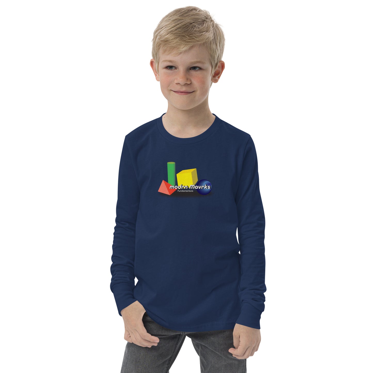 modrn Mavrks Youth FUNDAMENTALS long sleeve tee image 14