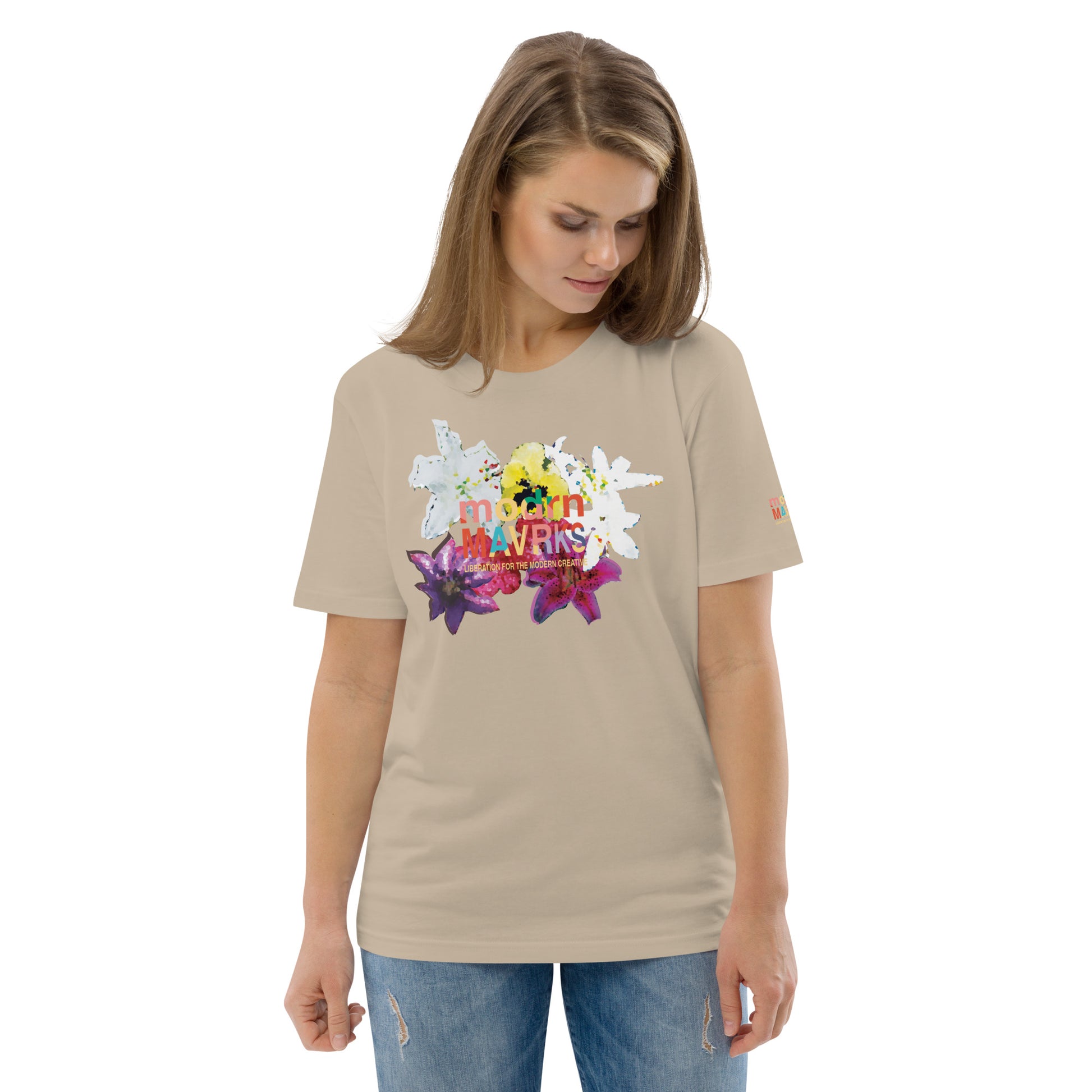modrn Mavrks Spring Flowers Unisex organic cotton t-shirt image 34