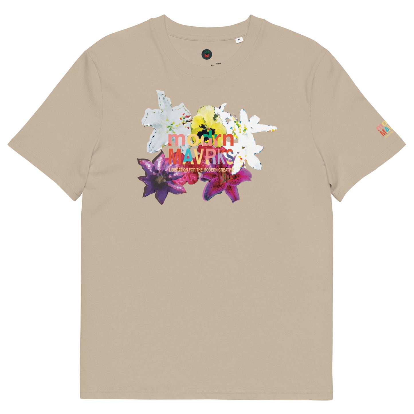 modrn Mavrks Spring Flowers Unisex organic cotton t-shirt image 29