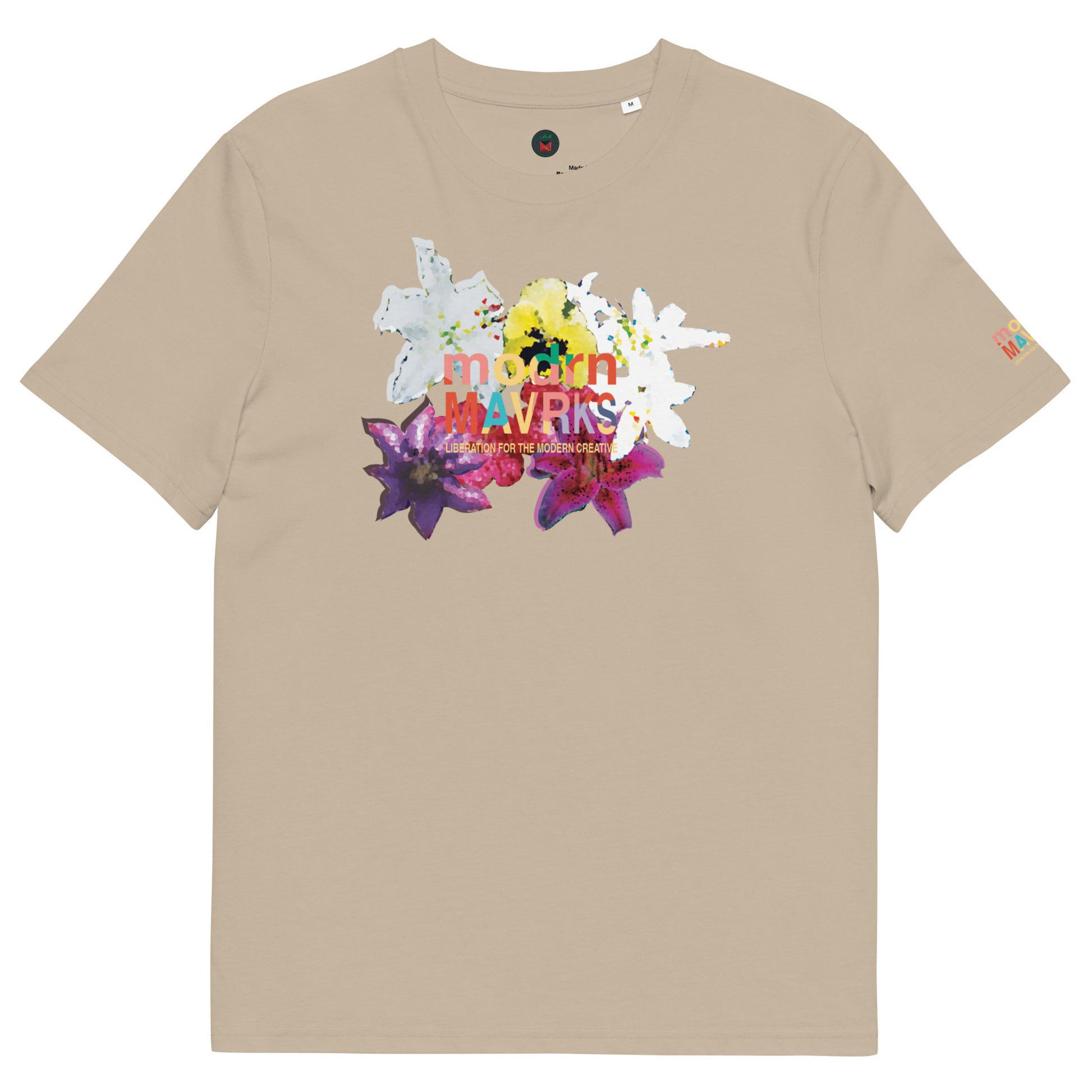 modrn Mavrks Spring Flowers Unisex organic cotton t-shirt image 29