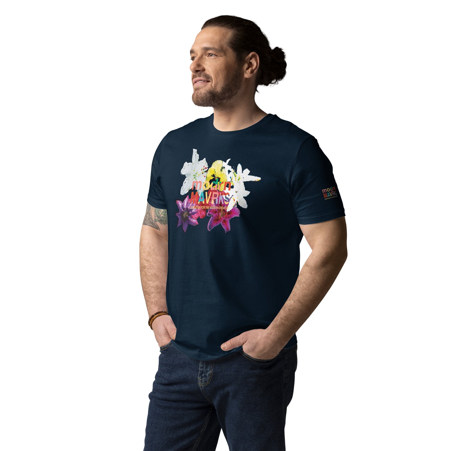modrn Mavrks Spring Flowers Unisex organic cotton t-shirt image 19