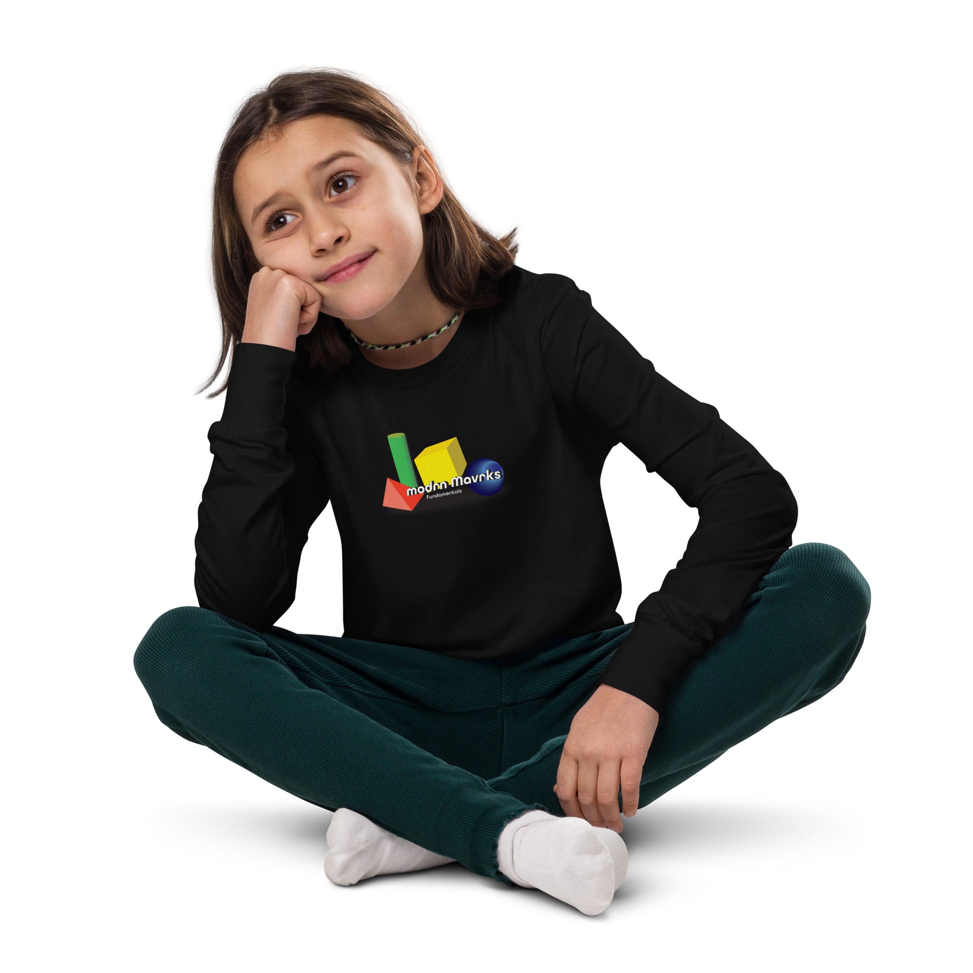modrn Mavrks Youth FUNDAMENTALS long sleeve tee image 1