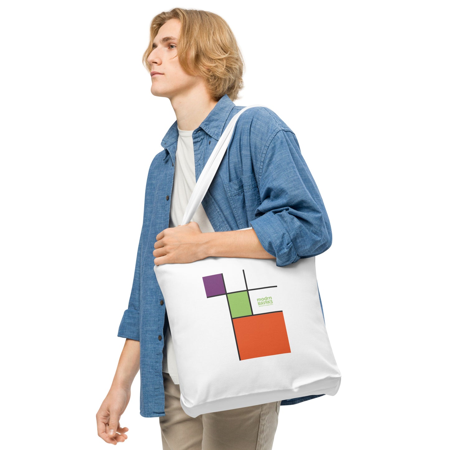 modrn Mavrks "Square'd" Cotton tote bag image 16