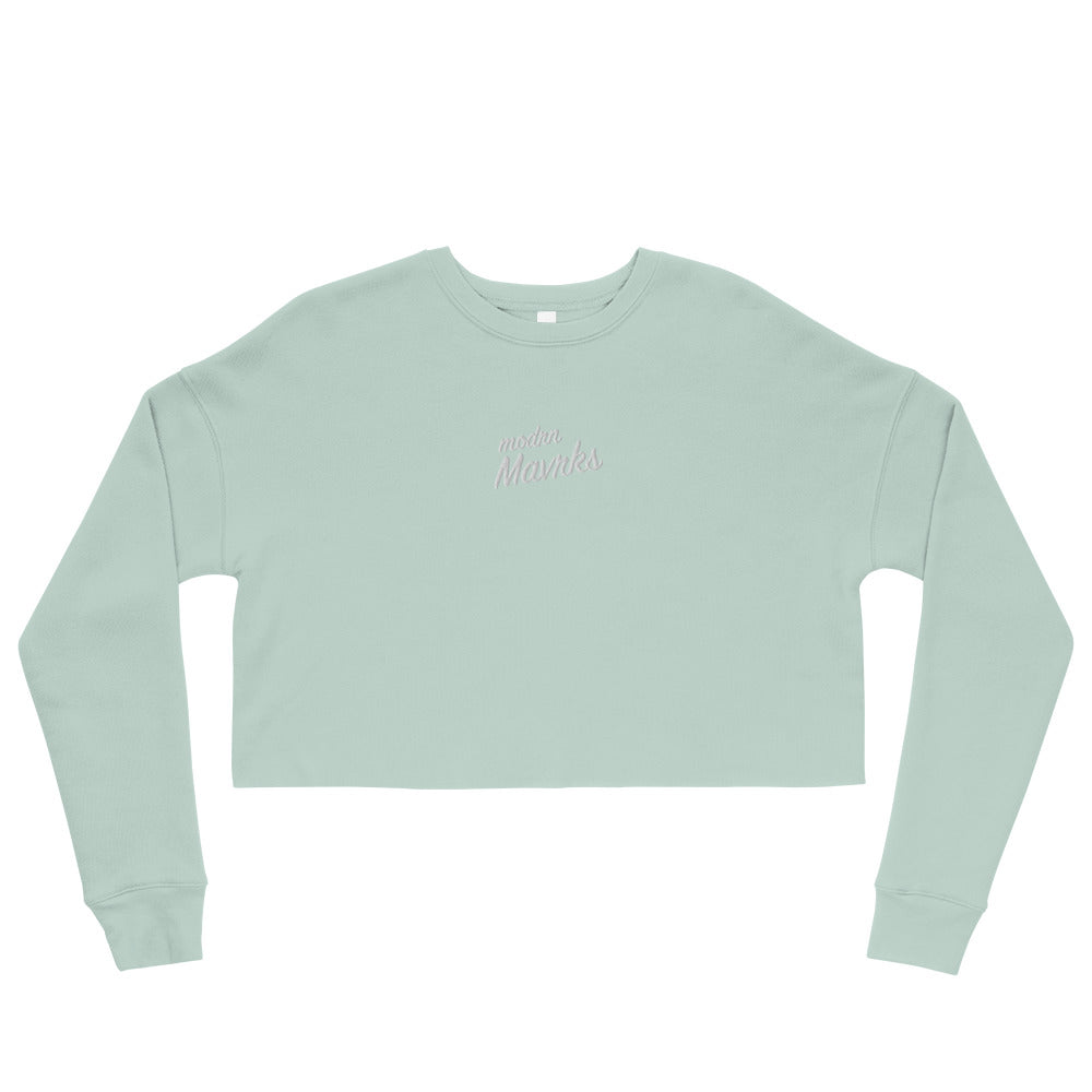 modrn mavrks women's "Classic Sig" Crop Sweatshirt image 8