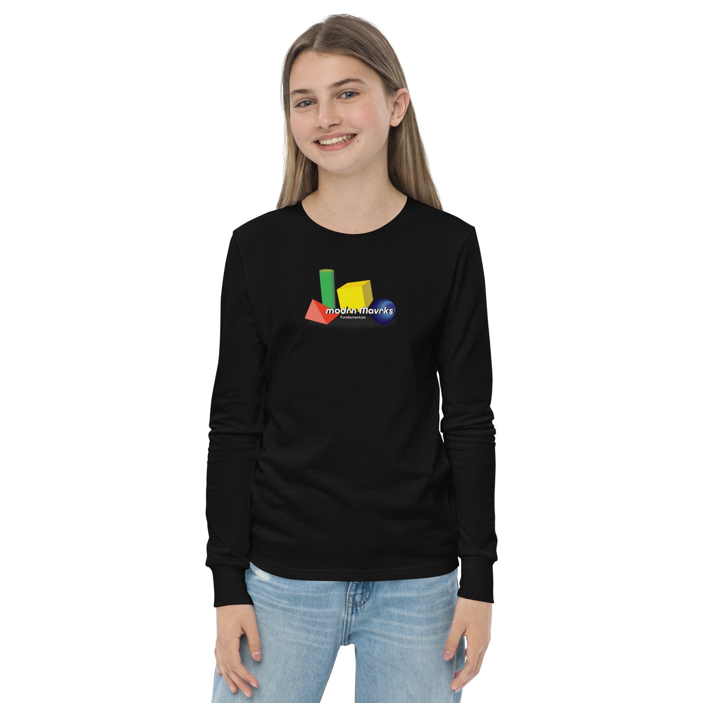 modrn Mavrks Youth FUNDAMENTALS long sleeve tee image 6