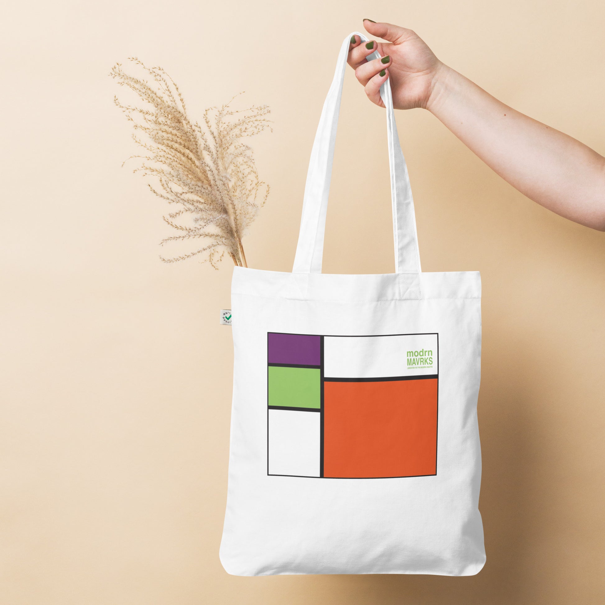 modrn Mavrks "square'd" Organic fashion tote bag image 6