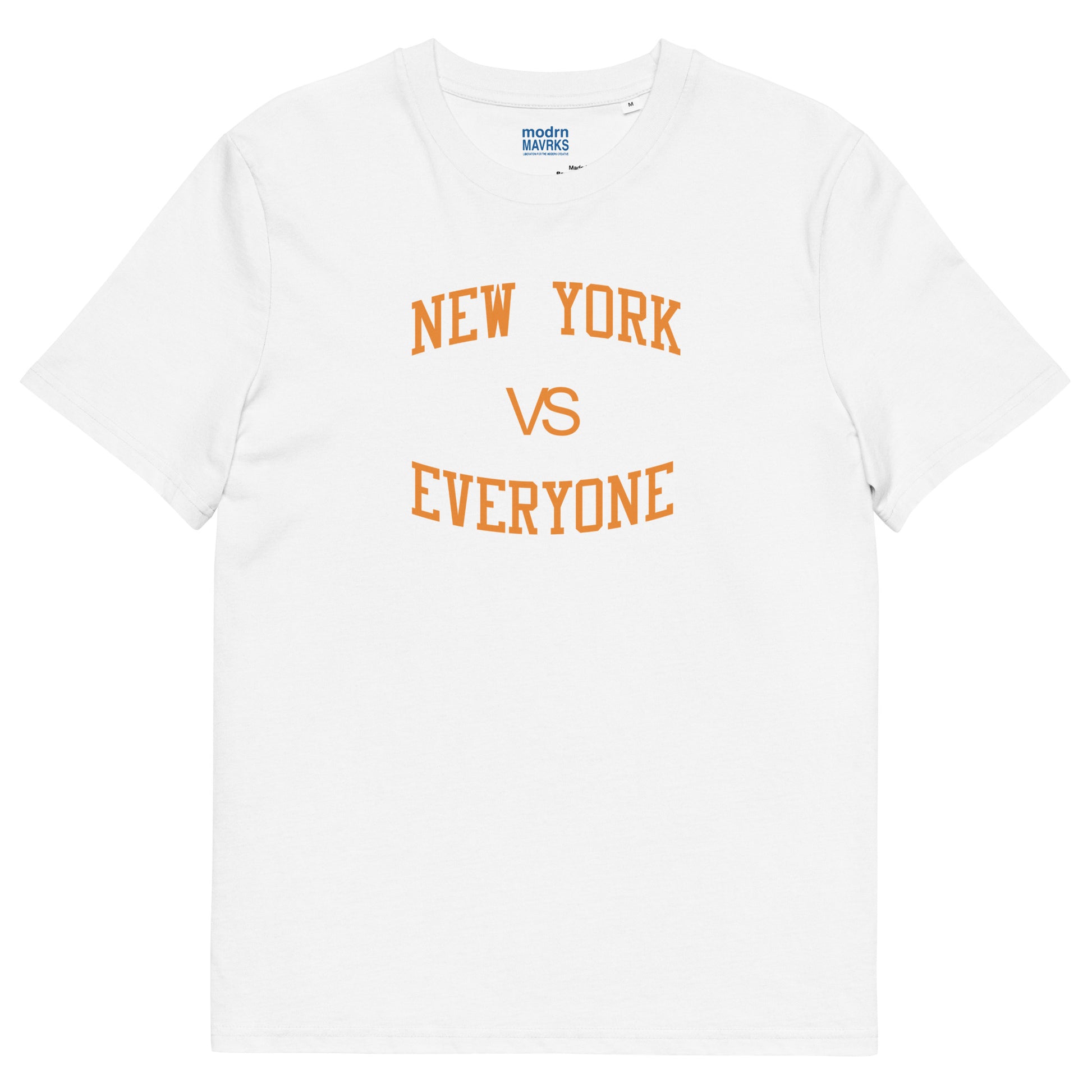 modrn Mavrks NEW YORK VS EVERYONE Unisex organic cotton t-shirt image 8