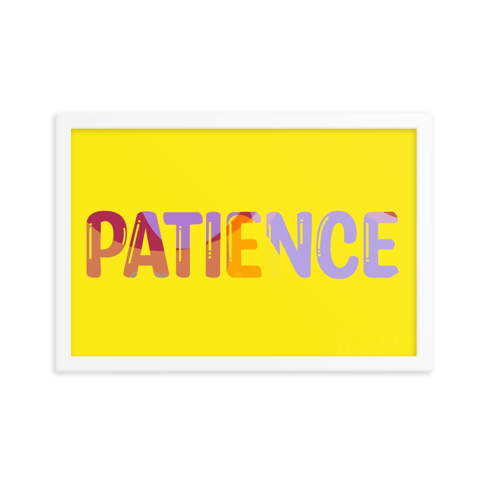 Patience print Framed photo paper poster image 8