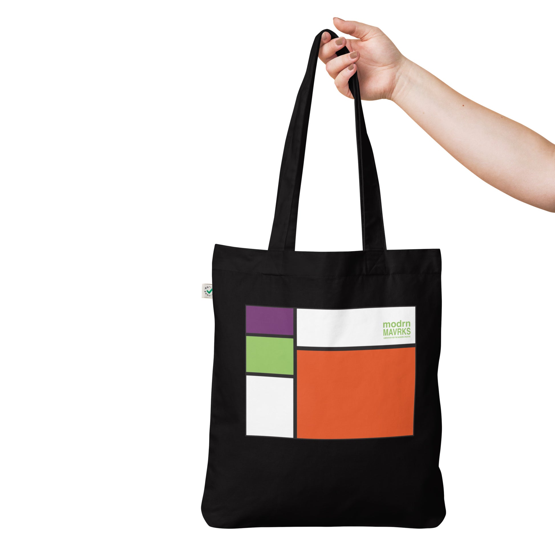 modrn Mavrks "square'd" Organic fashion tote bag image 1