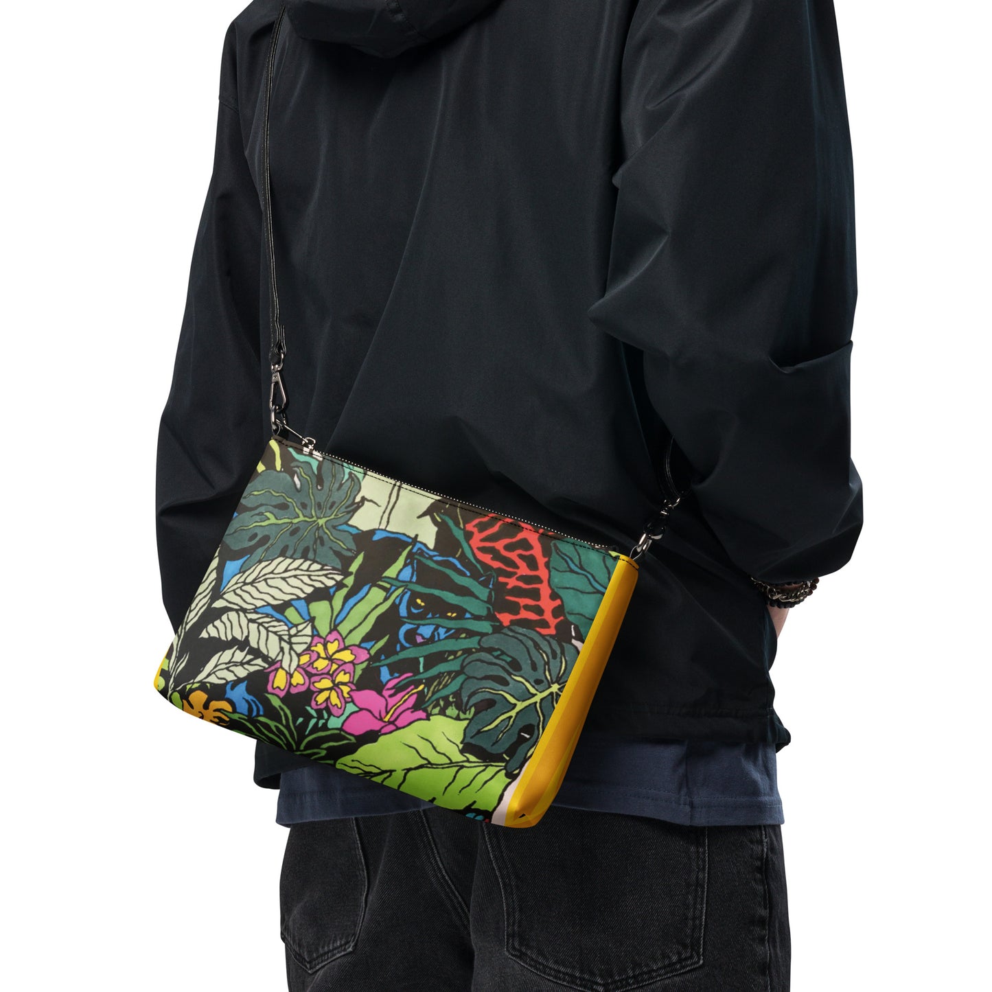 Reginald Pean for modrn Mavrks "Panther in the Jungle" Crossbody bag image 3