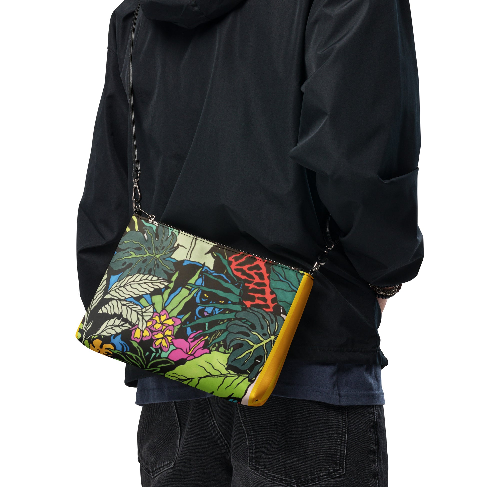 Reginald Pean for modrn Mavrks "Panther in the Jungle" Crossbody bag image 3
