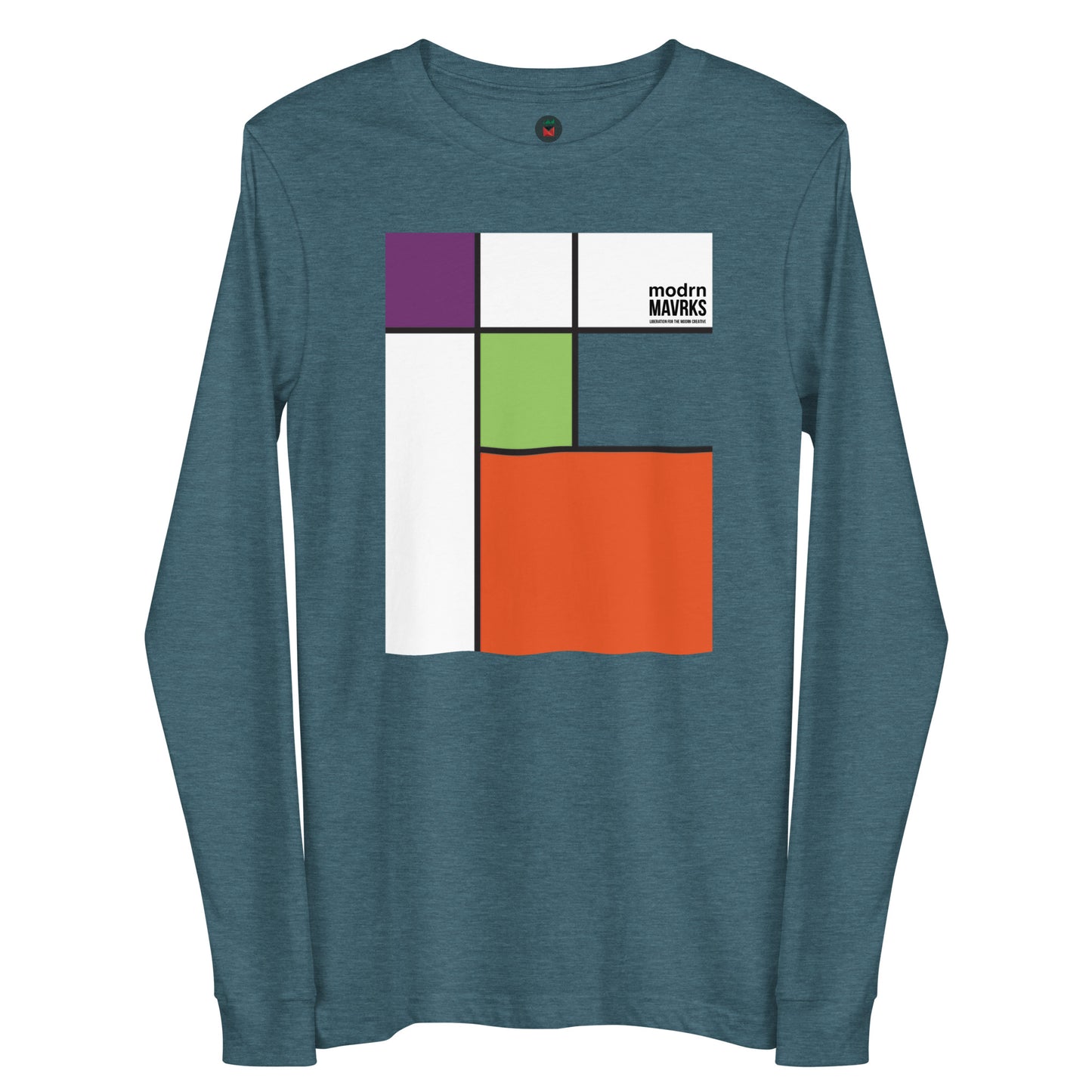 modrn Mavrks "squared"Unisex Long Sleeve Tee image 22