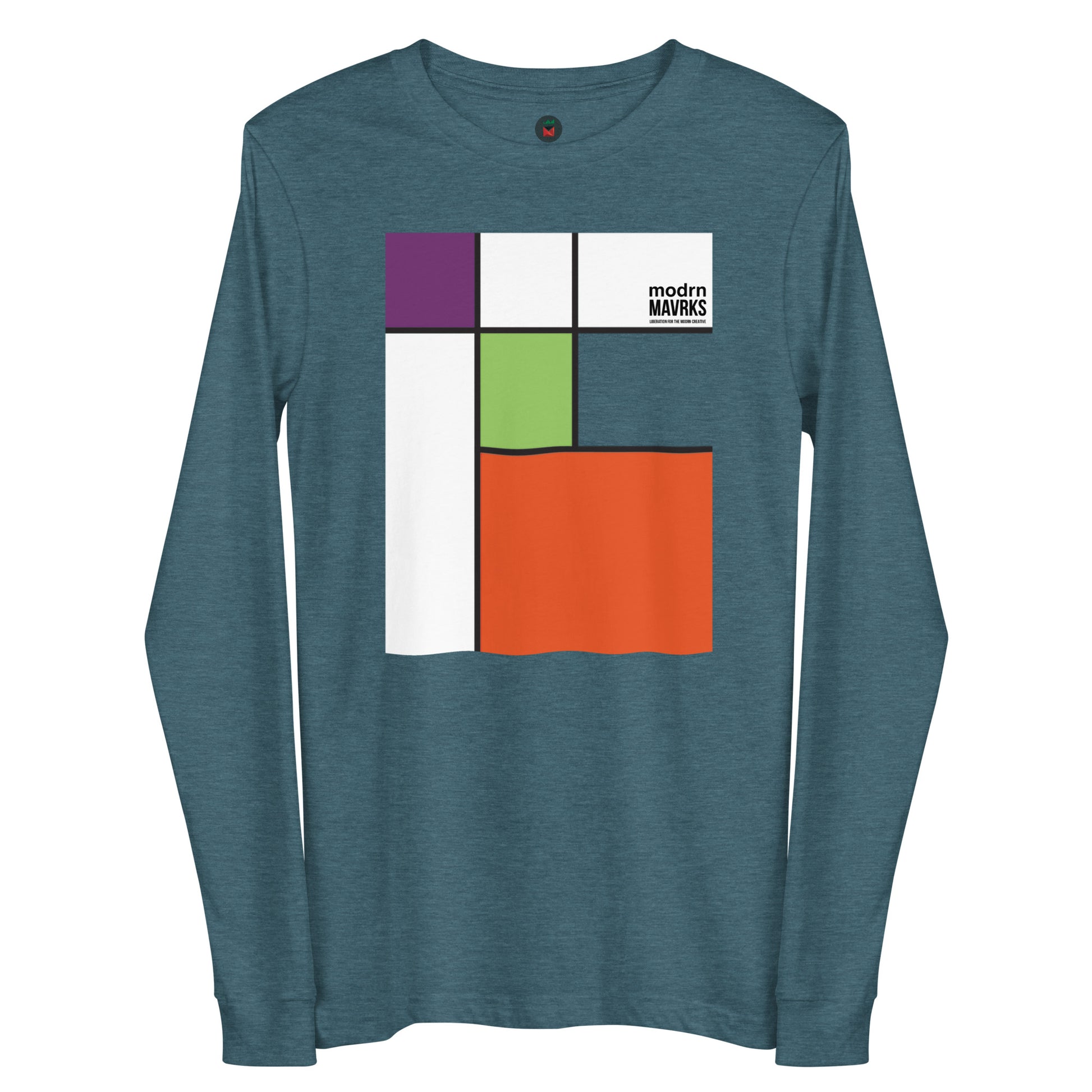 modrn Mavrks "squared"Unisex Long Sleeve Tee image 22
