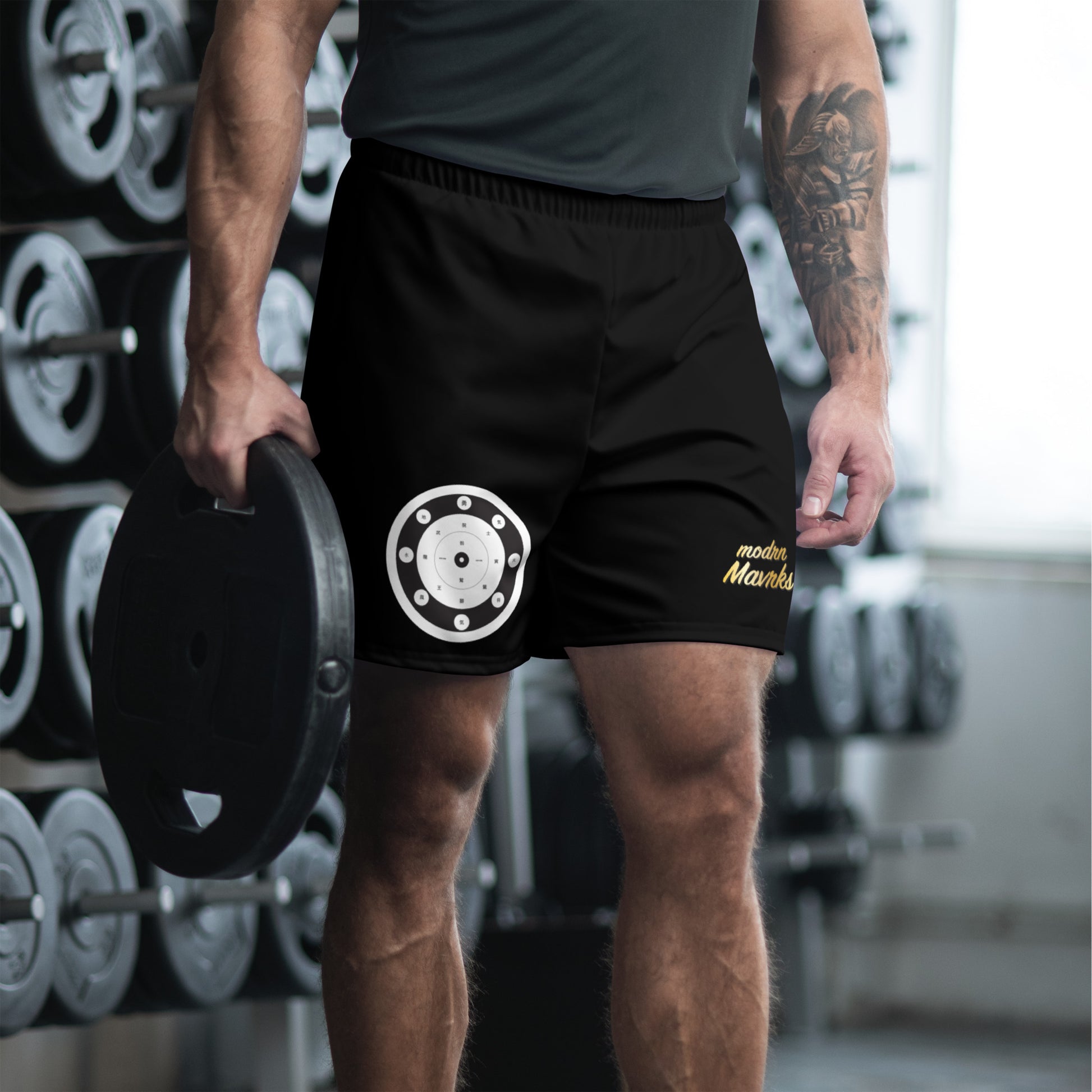 modrn Mavrks Self Defense Men's Recycled Athletic Shorts image 2