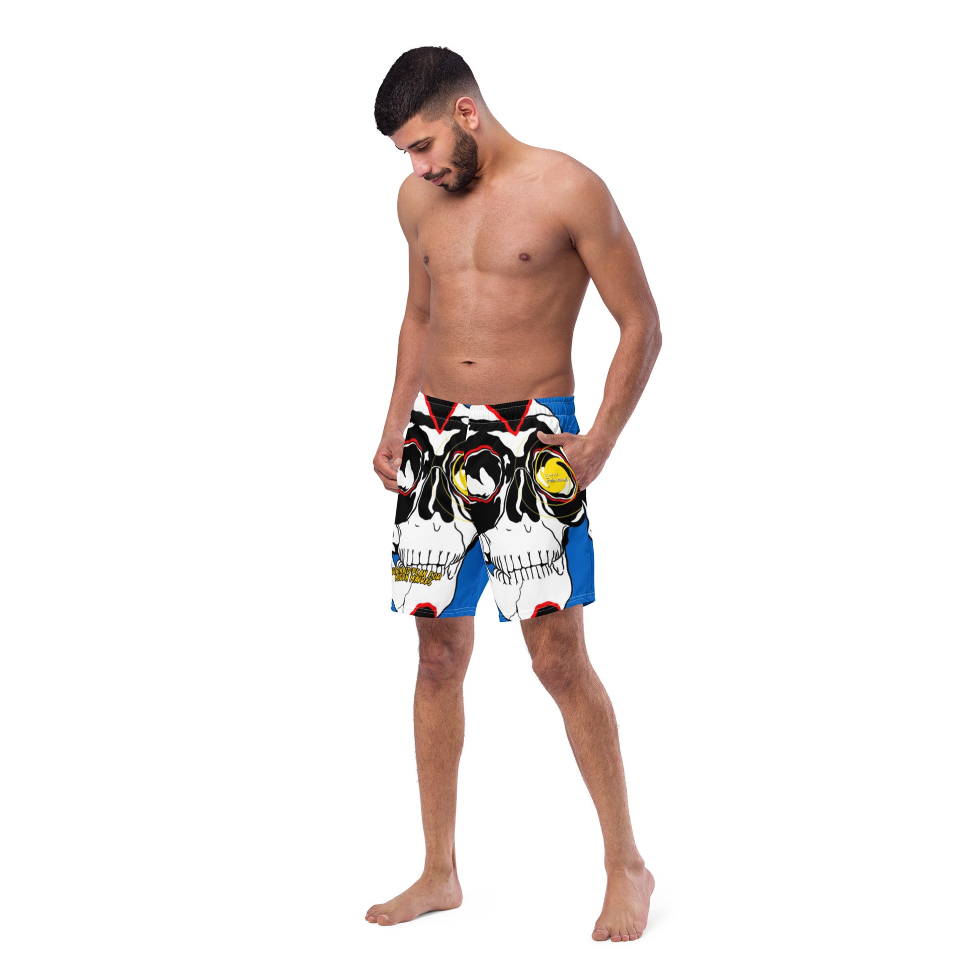 Reginald Pean for modrn Mavrks Men's swim trunks image 3