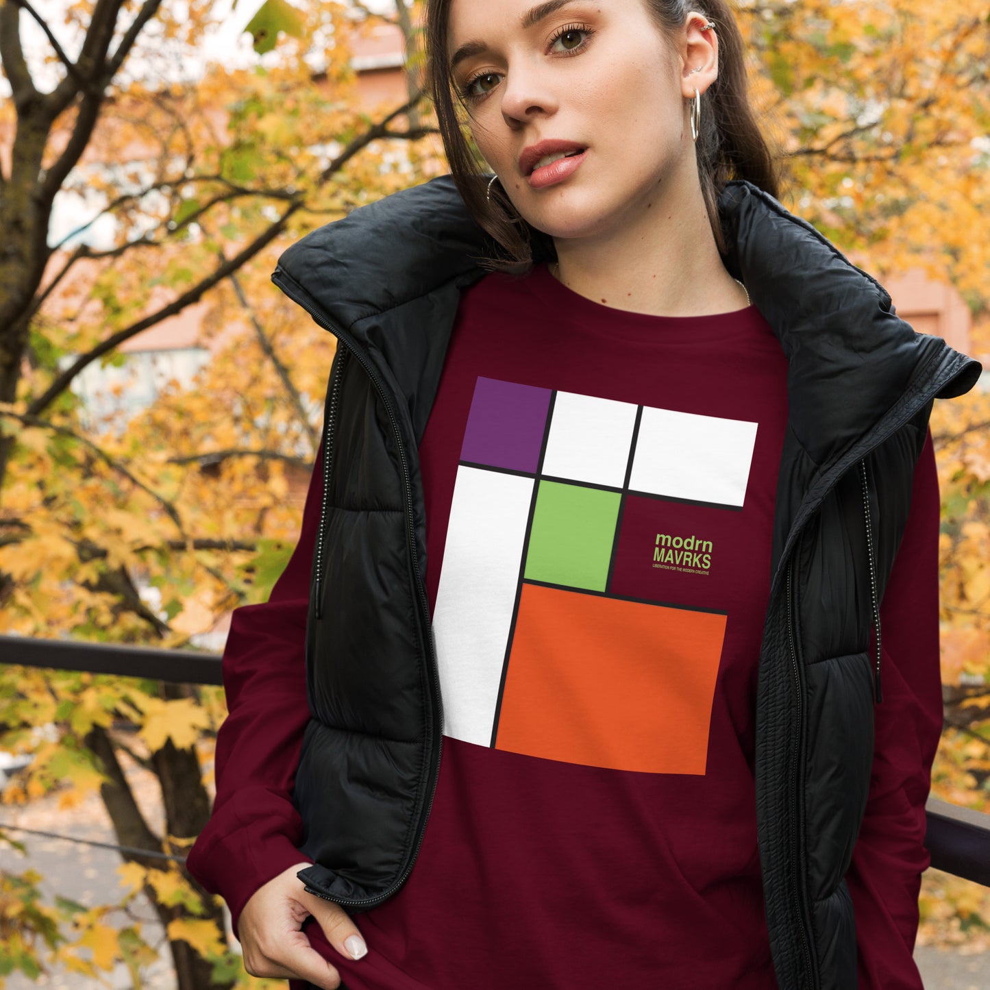 modrn Mavrks m-square'd Unisex Long Sleeve Tee image 31