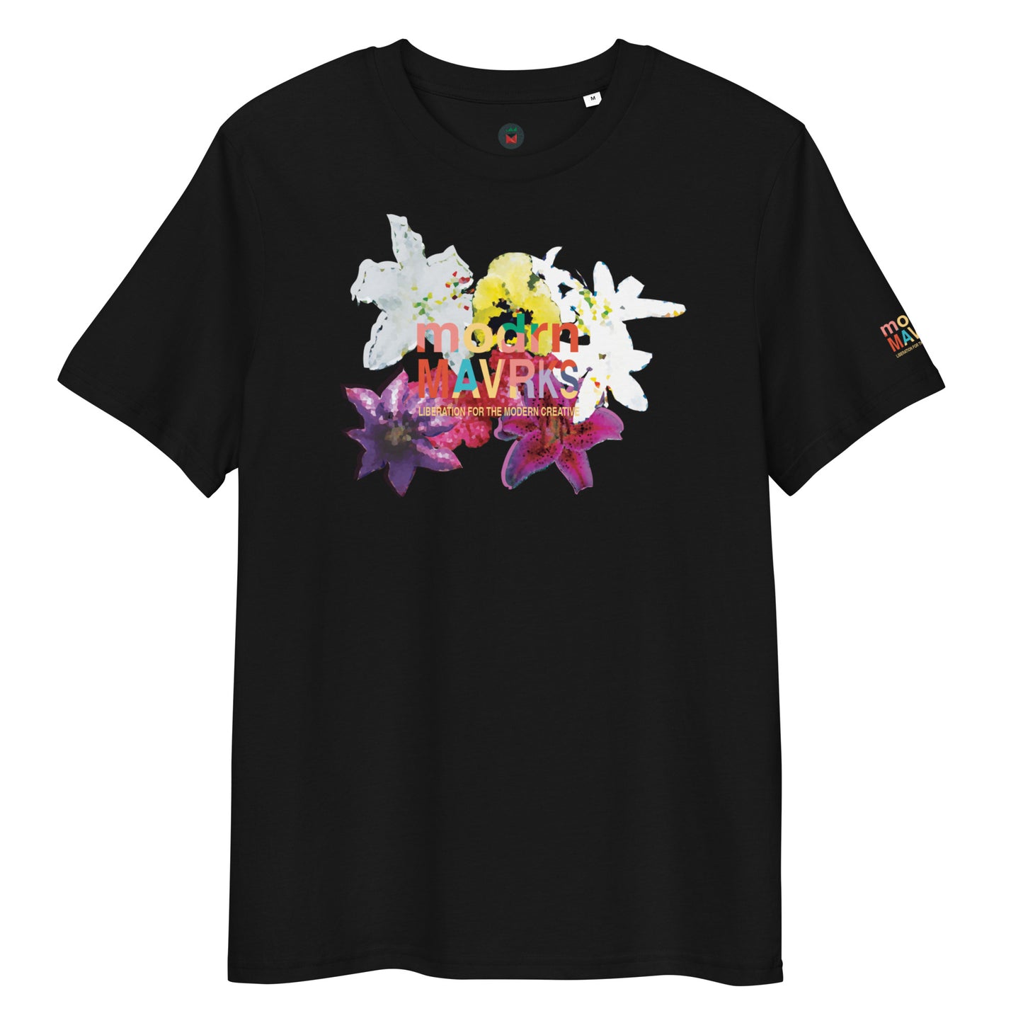 modrn Mavrks Spring Flowers Unisex organic cotton t-shirt image 3