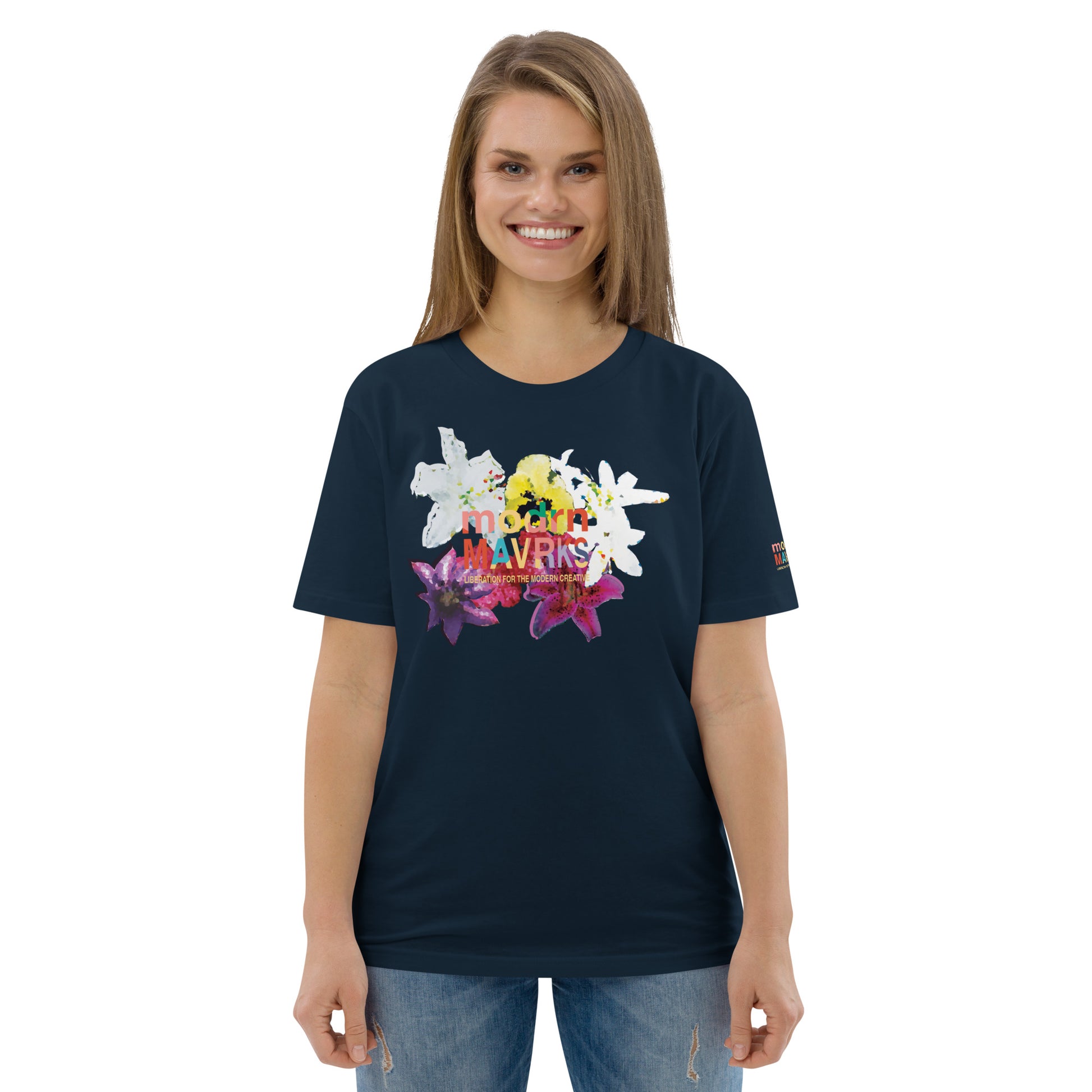 modrn Mavrks Spring Flowers Unisex organic cotton t-shirt image 22