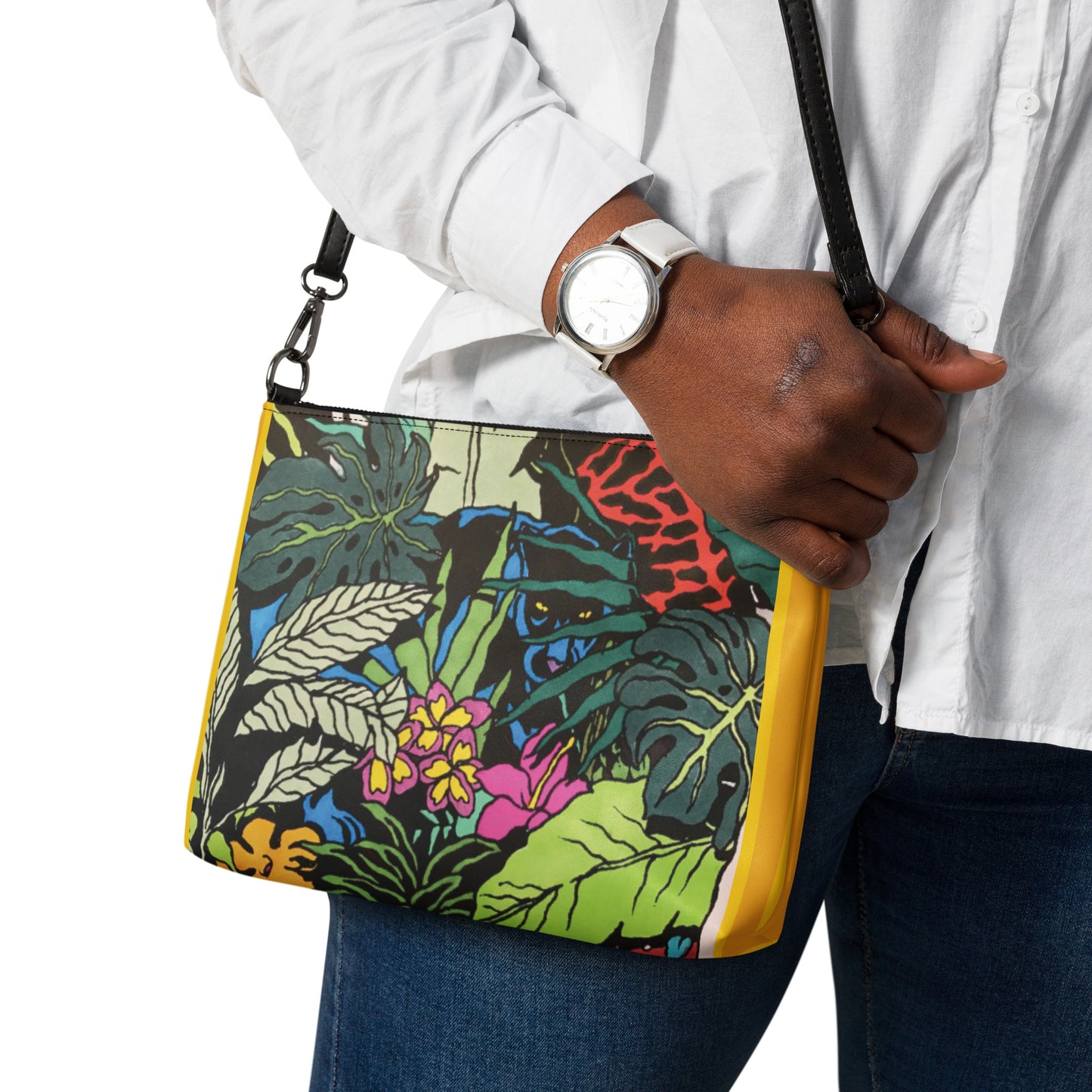 Reginald Pean for modrn Mavrks "Panther in the Jungle" Crossbody bag image 1