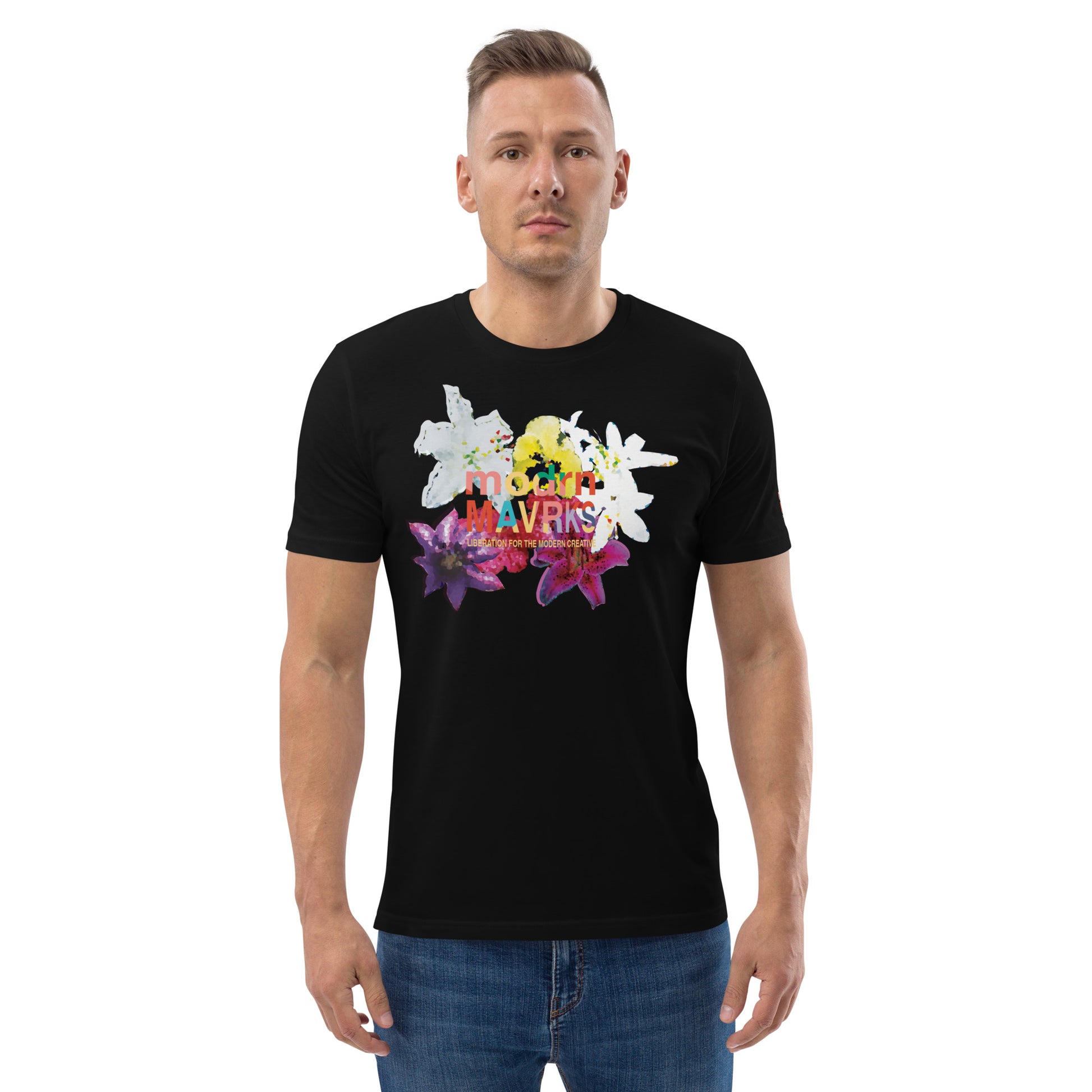 modrn Mavrks Spring Flowers Unisex organic cotton t-shirt image 9