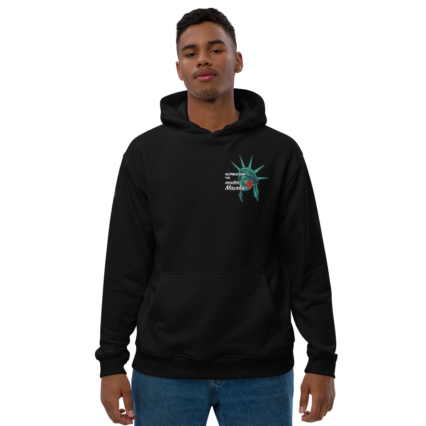Reginald Pean for modrn Mavrks "Amore la Ciudad" Premium eco hoodie image 6