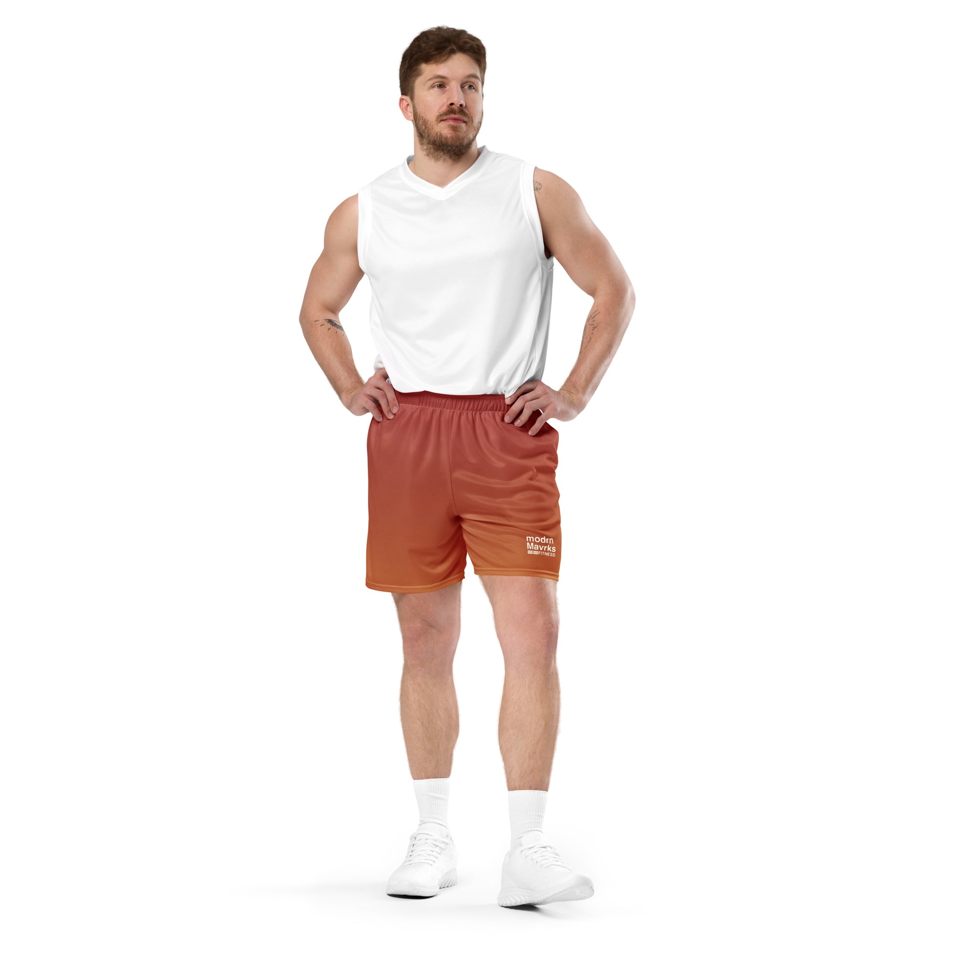 modrn Mavrks fade Unisex mesh shorts image 4