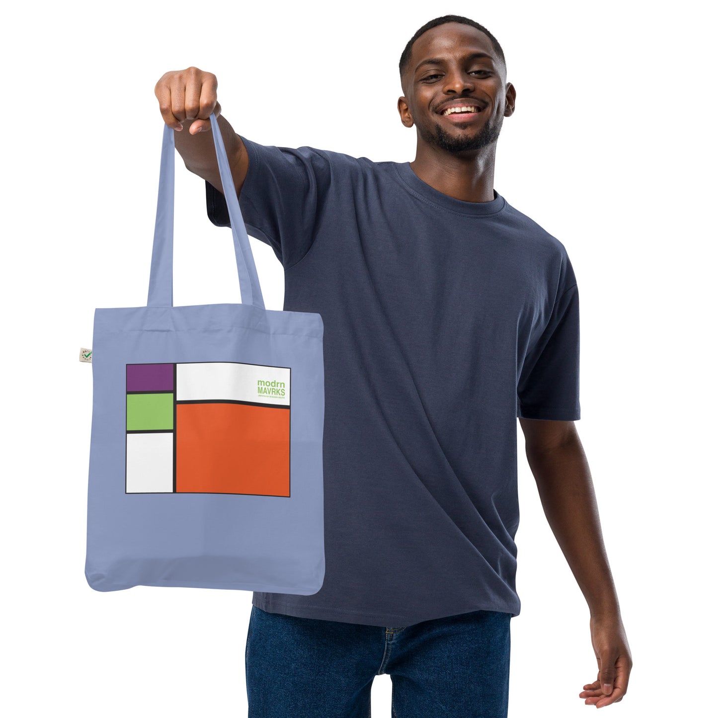 modrn Mavrks "square'd" Organic fashion tote bag image 9