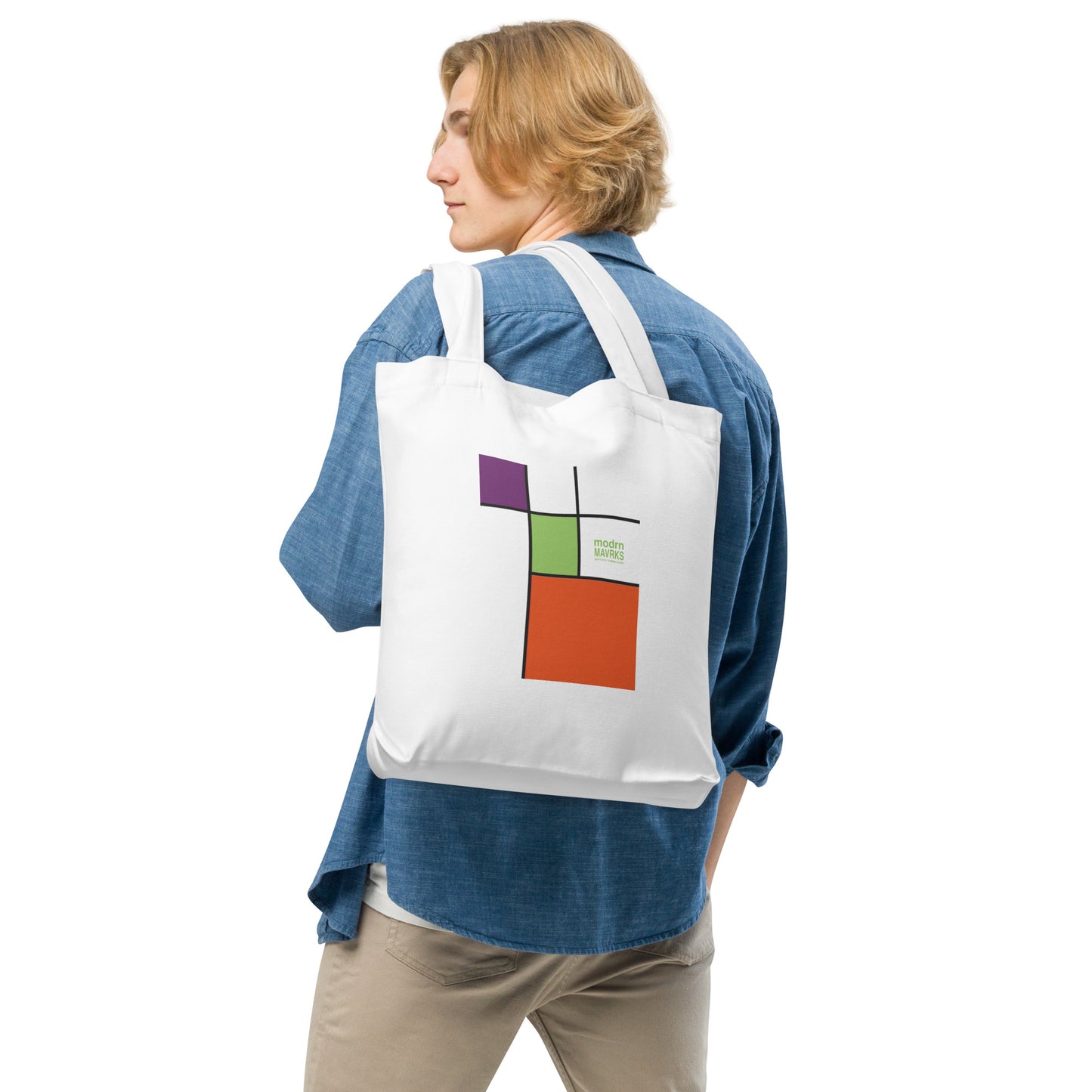 modrn Mavrks "Square'd" Cotton tote bag image 13