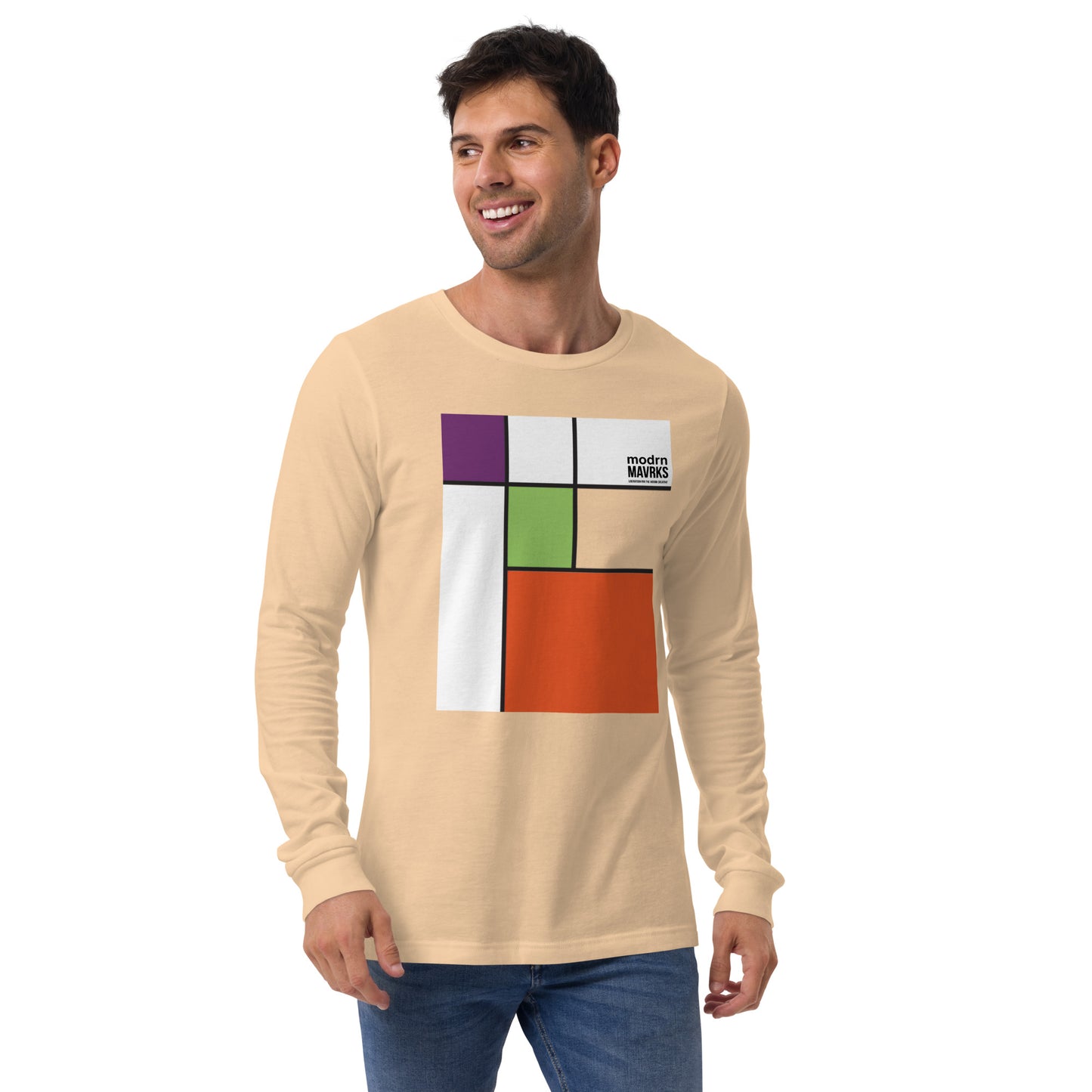 modrn Mavrks "squared"Unisex Long Sleeve Tee image 15
