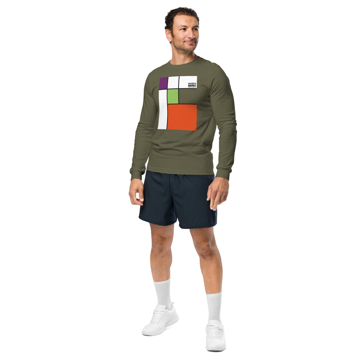 modrn Mavrks "squared"Unisex Long Sleeve Tee image 31