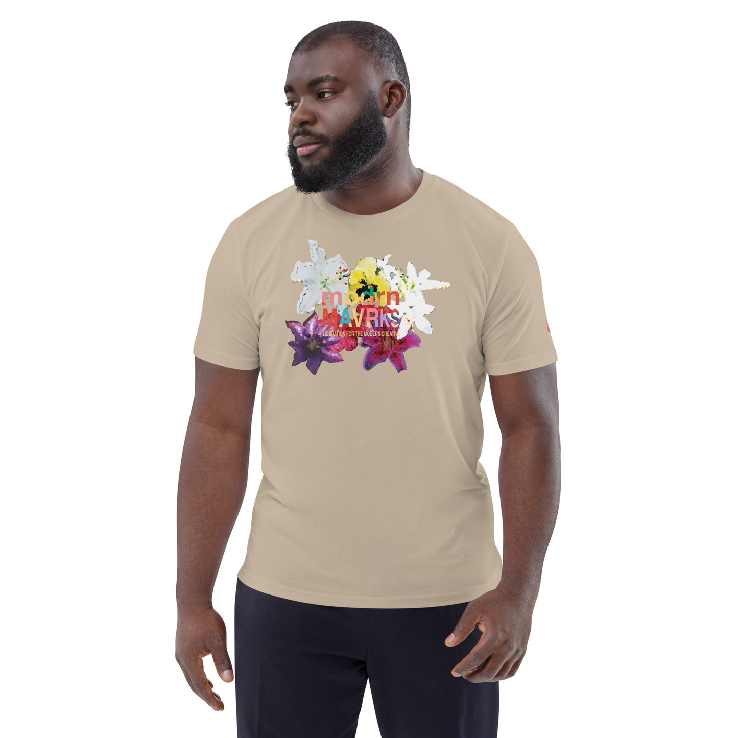 modrn Mavrks Spring Flowers Unisex organic cotton t-shirt image 36