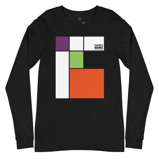 modrn Mavrks "squared"Unisex Long Sleeve Tee image 0